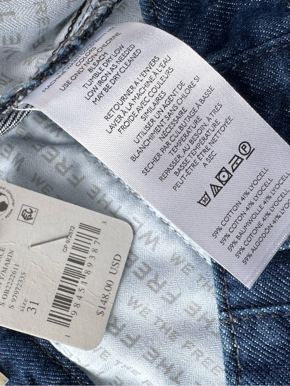 Free People We the Free CRVY New Spin Trouser Jeans | 31 NWT - Picture 9 of 11